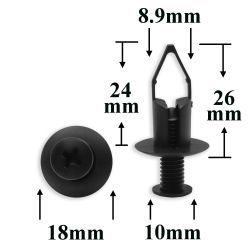 0416 Автокрепеж для Lexus, Toyota 0416 Автокрепеж для Lexus, Toyota