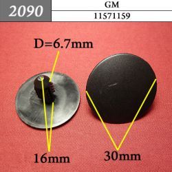 2090 Автокрепеж для GM, Chrysler, Dodge, Jeep 2090 Автокрепеж для GM, Chrysler, Dodge, Jeep