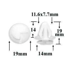 Клипса отделки салона для Lexus, Mazda, Toyota Клипса отделки салона для Lexus, Mazda, Toyota