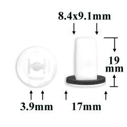 0401 Клипса под саморез Mitsubishi 0401 Клипса под саморез Mitsubishi