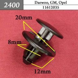 2400 Автокрепеж для GM, Chrysler, Dodge, Jeep 2400 Автокрепеж для GM, Chrysler, Dodge, Jeep