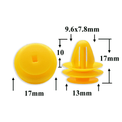 Клипса фигурная крепления обшивки дверей, отделки салона, багажника для Hyundai, Kia Клипса фигурная крепления обшивки дверей, отделки салона, багажника для Hyundai, Kia