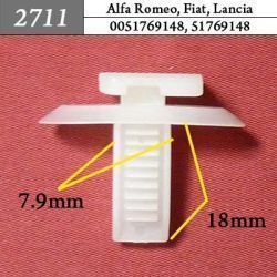 2711 Автокрепеж для Alfa Romeo, Fiat, Lancia 2711 Автокрепеж для Alfa Romeo, Fiat, Lancia