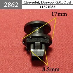 2862 Автокрепеж для GM, Chrysler, Dodge, Jeep 2862 Автокрепеж для GM, Chrysler, Dodge, Jeep