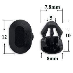 Клипса - фиксатор обшивки двери для Renault Клипса - фиксатор обшивки двери для Renault