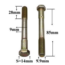 R0496 Болт М10х85х1,5 картера сцепления дв.406 R0496 Болт М10х85х1,5 картера сцепления дв.406