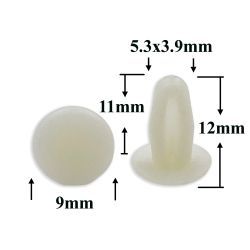 Клипса - заглушка держатель дверей, уплотнителей для Ford Клипса - заглушка держатель дверей, уплотнителей для Ford