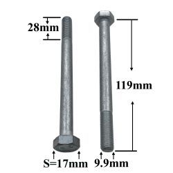 R0522 Болт М10х120х1,25 R0522 Болт М10х120х1,25