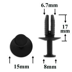 2058 Автокрепеж для BMW, Mercedes, VAG, GM, Opel, Chrysler 2058 Автокрепеж для BMW, Mercedes, VAG, GM, Opel, Chrysler