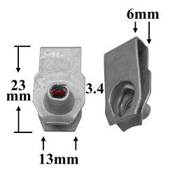 M2390 Скоба металлическая для Chevrolet, Daewoo, GM, Opel M2390 Скоба металлическая для Chevrolet, Daewoo, GM, Opel