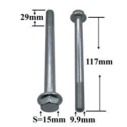 R0520 Болт М10х118х1,25 верхнего кронштейна дв. 2112 R0520 Болт М10х118х1,25 верхнего кронштейна дв. 2112