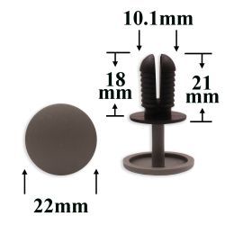 1430 Автокрепеж для Audi, Seat, Skoda, Volkswagen 1430 Автокрепеж для Audi, Seat, Skoda, Volkswagen