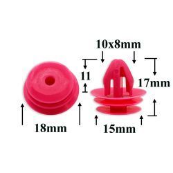 Клипса фигурная крепления обшивки дверей, отделки багажника для Kia, Hyundai эконом Клипса фигурная крепления обшивки дверей, отделки багажника для Kia, Hyundai эконом