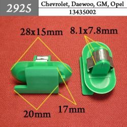 2925 Автокрепеж для GM, Chrysler, Dodge, Jeep 2925 Автокрепеж для GM, Chrysler, Dodge, Jeep