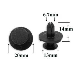 Пистон крепления подкрылка, брызговика, локера для Infiniti, Nissan, Suzuki Пистон крепления подкрылка, брызговика, локера для Infiniti, Nissan, Suzuki