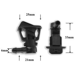 F315 Форсунка стеклоомывателя лобового стекла для Jeep F315 Форсунка стеклоомывателя лобового стекла для Jeep