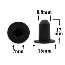 Клипса крепления накладок порогов, молдингов, расширителей крыла, различной защиты для VAG Клипса крепления накладок порогов, молдингов, расширителей крыла, различной защиты для VAG