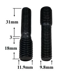 R2571 Шпилька М10/М12х35х1,5 ремонтная приемной трубы "ВОЛГА" R2571 Шпилька М10/М12х35х1,5 ремонтная приемной трубы "ВОЛГА"