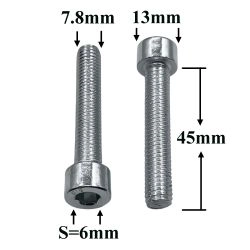 R1673 Винт М8х45 с внутренним шестигранником R1673 Винт М8х45 с внутренним шестигранником