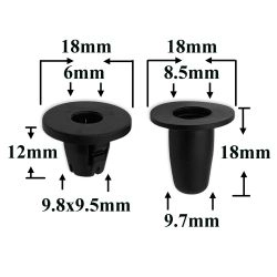 1354 Автокрепеж для Lexus, Toyota 1354 Автокрепеж для Lexus, Toyota