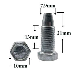 R1660 Винт М8х21х1 шарнира КПП 2108 R1660 Винт М8х21х1 шарнира КПП 2108