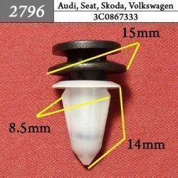 2796 Автокрепеж для VAG 2796 Автокрепеж для VAG