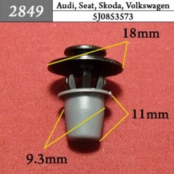 2849 Автокрепеж для VAG 2849 Автокрепеж для VAG