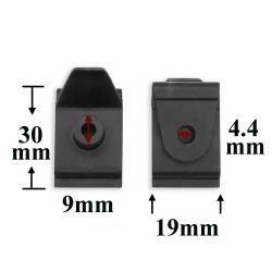 0383 Зажим пластиковый для GM, Chrysler, Dodge, Jeep, Mazda, Lexus, Toyota 0383 Зажим пластиковый для GM, Chrysler, Dodge, Jeep, Mazda, Lexus, Toyota