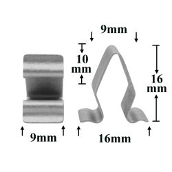 Зажим металлическая для Audi, Seat, Skoda, Volkswagen Зажим металлическая для Audi, Seat, Skoda, Volkswagen