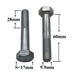 R0466 Болт М10х60х1,25 крышки КПП КАМАЗ R0466 Болт М10х60х1,25 крышки КПП КАМАЗ