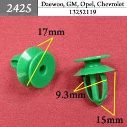 2425 Автокрепеж для GM, Chrysler, Dodge, Jeep 2425 Автокрепеж для GM, Chrysler, Dodge, Jeep