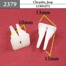 2379 Клипса под саморез GM, Chrysler, Dodge, Jeep 2379 Клипса под саморез GM, Chrysler, Dodge, Jeep