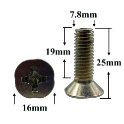 R1662 Винт М8х25 стопорной пластины КПП 2101 R1662 Винт М8х25 стопорной пластины КПП 2101