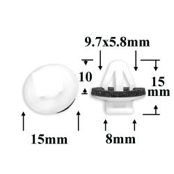 0453 Автокрепеж для GM, Chrysler, Dodge, Jeep, Lexus, Toyota 0453 Автокрепеж для GM, Chrysler, Dodge, Jeep, Lexus, Toyota