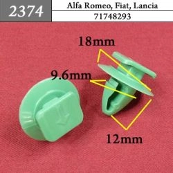 2374 Автокрепеж для Alfa Romeo, Fiat, Lancia, GM, Chrysler 2374 Автокрепеж для Alfa Romeo, Fiat, Lancia, GM, Chrysler