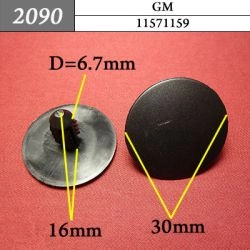 2090 Автокрепеж для GM, Chrysler, Dodge, Jeep 2090 Автокрепеж для GM, Chrysler, Dodge, Jeep