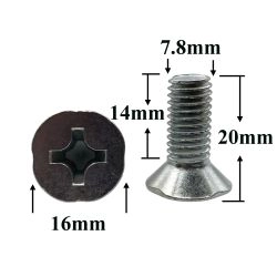 R1655 Винт М8х20 двери 2101 R1655 Винт М8х20 двери 2101