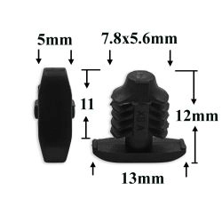 Клипса крепления уплотнителей для Hyundai, Kia Клипса крепления уплотнителей для Hyundai, Kia