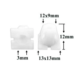 1162 Клипса под саморез Hyundai, Kia 1162 Клипса под саморез Hyundai, Kia