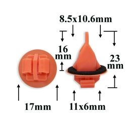 0501 Автокрепеж для Lexus, Toyota 0501 Автокрепеж для Lexus, Toyota