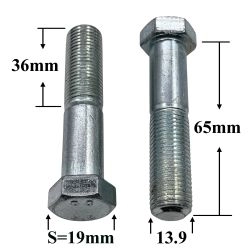 R0861 Болт М14х65х1,5 креп. ГУР ЗИЛ R0861 Болт М14х65х1,5 креп. ГУР ЗИЛ