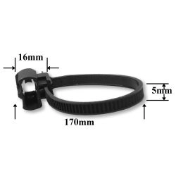 Хомут пластиковый с фиксатором 5х170 мм крепления кабелей и проводов Хомут пластиковый с фиксатором 5х170 мм крепления кабелей и проводов