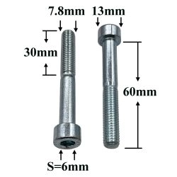 R1677 Винт М8х60 с внутренним шестигранником R1677 Винт М8х60 с внутренним шестигранником
