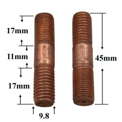 R2547 Шпилька М10х28х1 (омед.) коллектора дв.402 R2547 Шпилька М10х28х1 (омед.) коллектора дв.402