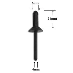 0770 Заклепка пластиковая для GM, Chrysler, Dodge, Jeep 0770 Заклепка пластиковая для GM, Chrysler, Dodge, Jeep