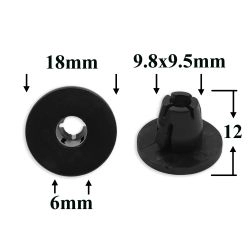 1354A Клипса под саморез Lexus, Toyota 1354A Клипса под саморез Lexus, Toyota