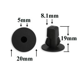 Клипса под саморез крепления различной защиты, крыльев для Toyota, Lexus Клипса под саморез крепления различной защиты, крыльев для Toyota, Lexus