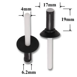 0470 Заклепка пластиковая для GM, Chrysler, Dodge, Jeep 0470 Заклепка пластиковая для GM, Chrysler, Dodge, Jeep