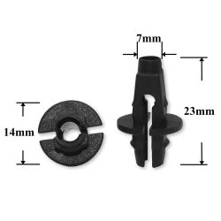 1168 Клипса под саморез Mercedes 1168 Клипса под саморез Mercedes