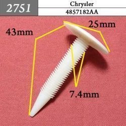 2751 Автокрепеж для GM, Chrysler, Dodge, Jeep 2751 Автокрепеж для GM, Chrysler, Dodge, Jeep